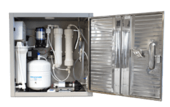Medical Grade Reverse Osmosis Water Filtration System (Inside View)
